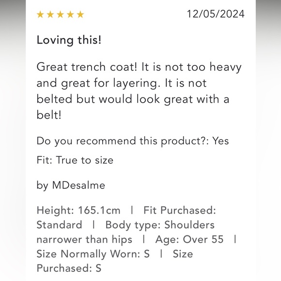 Anthropologie NWT BLANKNYC On The Move
Trench Coat size M. - Picture 8 of 11